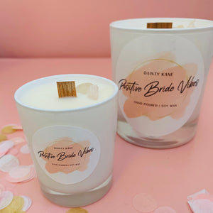 Positive Bride Vibes Travel Candle