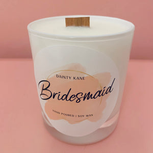 Bridesmaid Candle