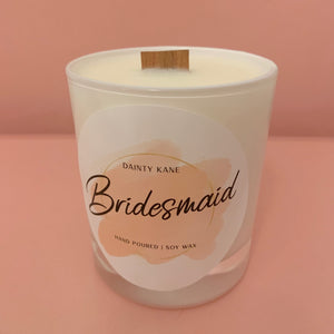 Bridesmaid Candle