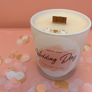 Personalised Wedding Candle - Initials