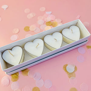 Heart Tealights & Gift box