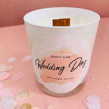 Load image into Gallery viewer, Rose Quartz Wedding Day Candle
